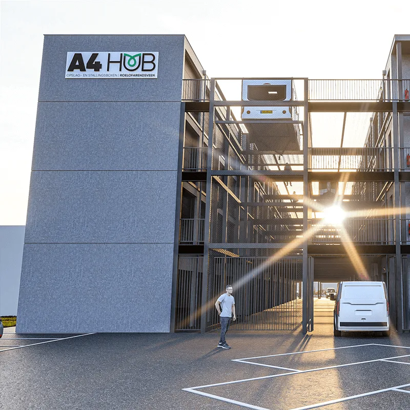 A4 HUB: website voor 183 opslagboxen, gemaakt door Project Direct