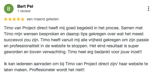 Schermafbeelding van de website van Empowerment Diensten