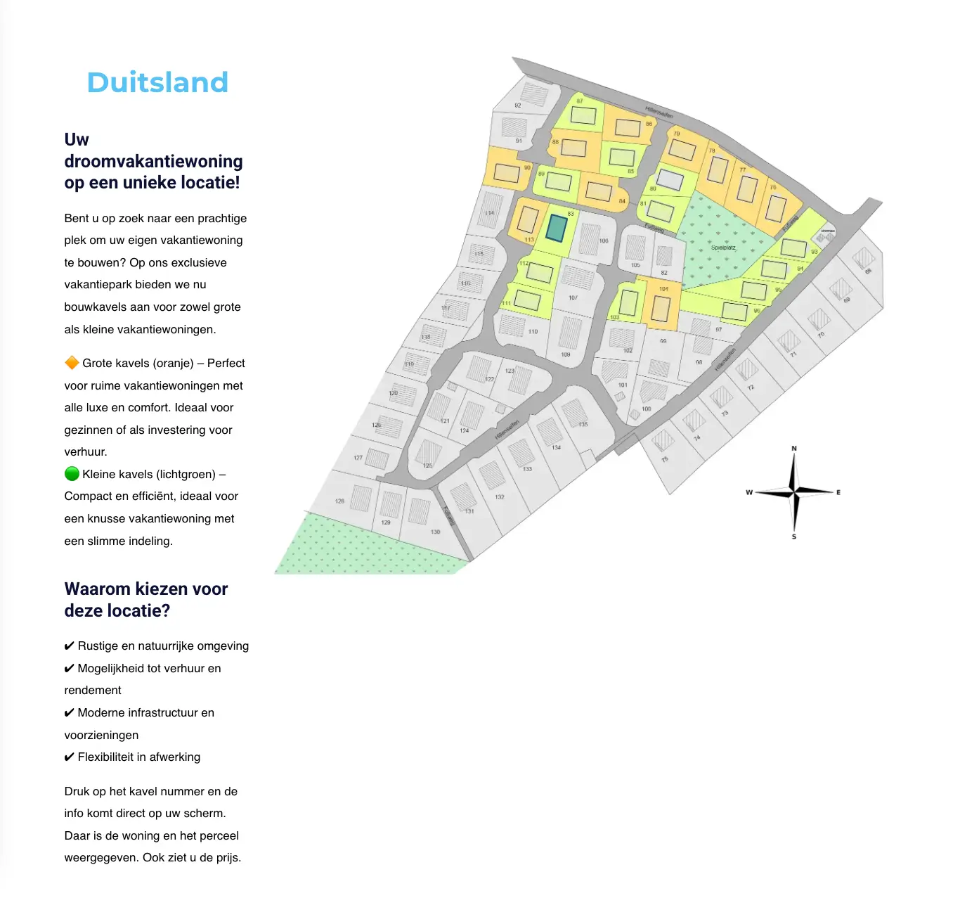 Schermafbeelding van de website van Elit BV, deel 2