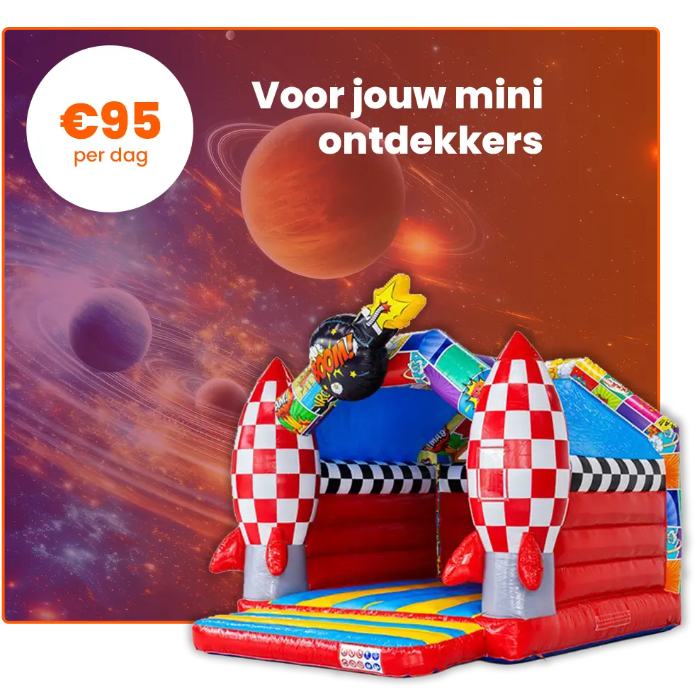 Stoer Springkussens: boekingssite verhuur, gemaakt door Project Direct