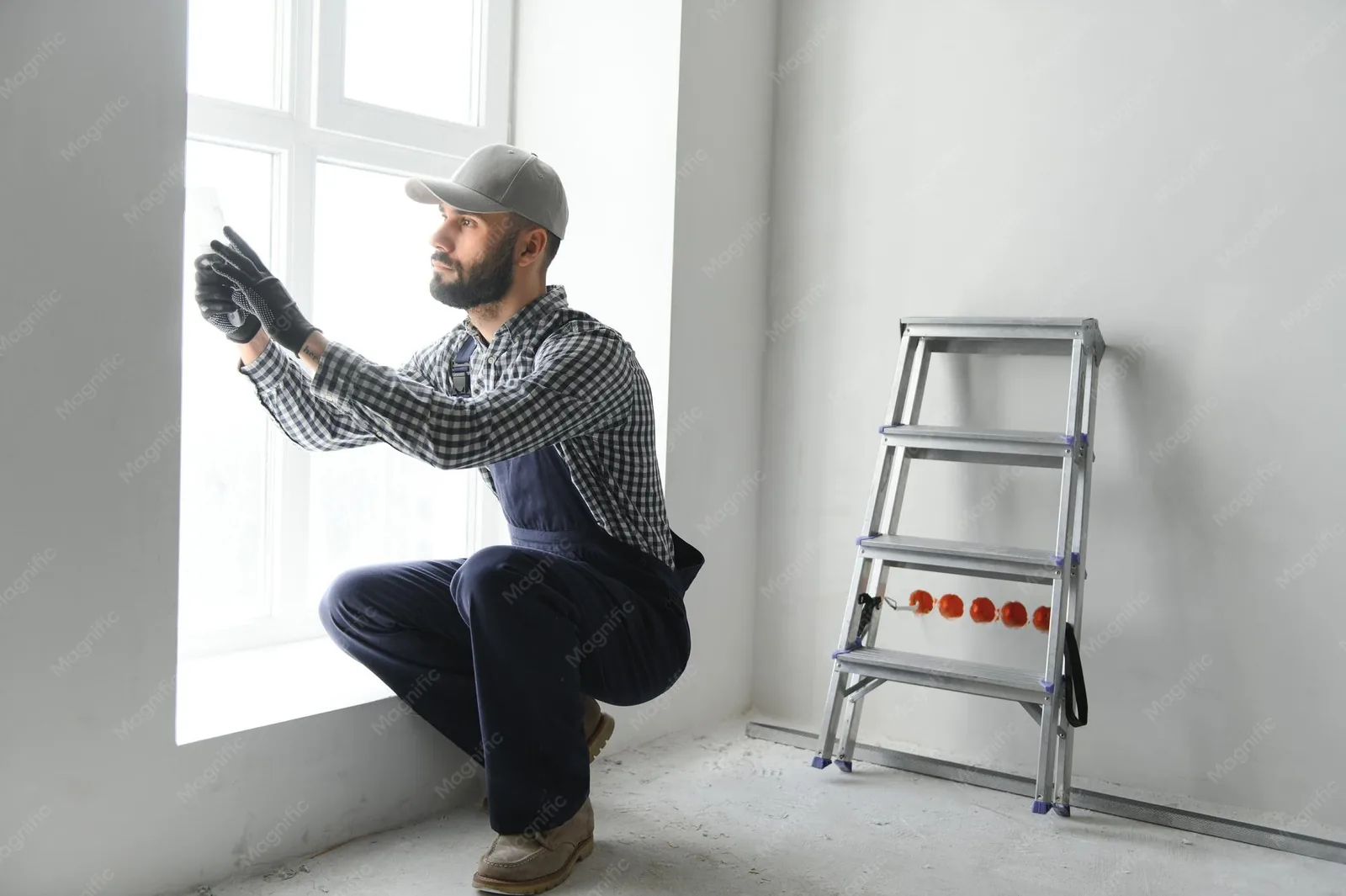 Afbouw en stukadoors: stukadoor herstelt oneffenheden in een wand