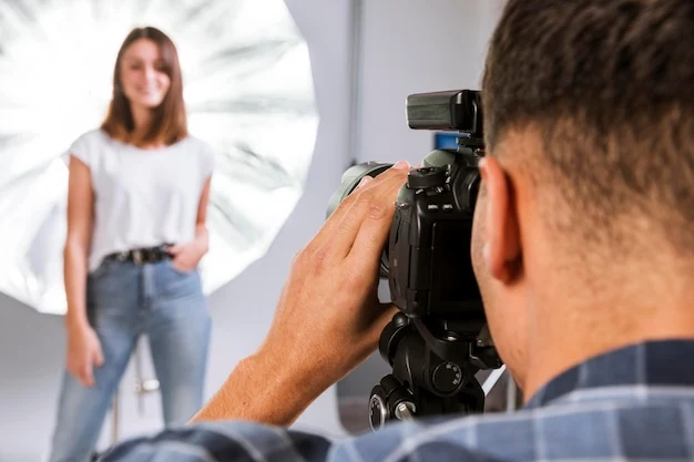 Fotografen en videografen – portretfotografie met een model