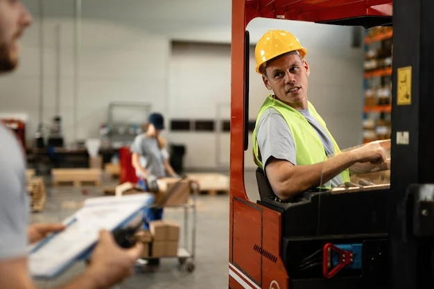 Groothandel en industrie – logistiek overleg in een magazijn
