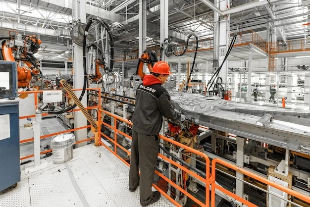Groothandel en industrie – geautomatiseerde productielijn in bedrijf