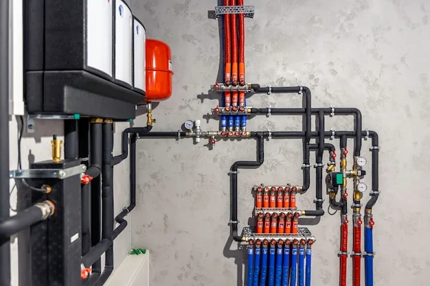 Installatiebedrijven – complete techniekruimte met leidingen en verwarming