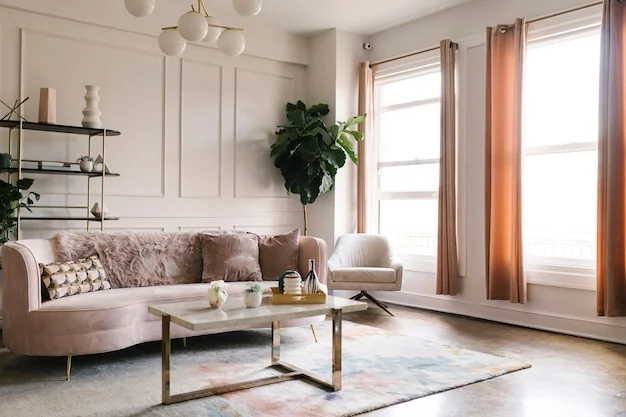 Interieurstylisten – warme moderne woonkamer met rustige kleuren