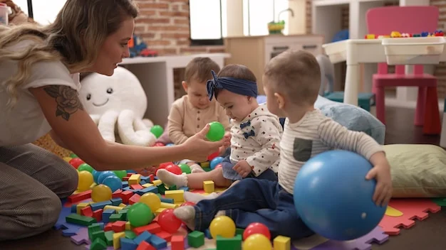 Kinderopvang – jonge kinderen spelen veilig in de groep