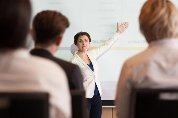 Opleiding en training – presentatie voor een betrokken publiek