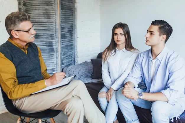 Relatietherapeuten – begeleid gesprek met een stel