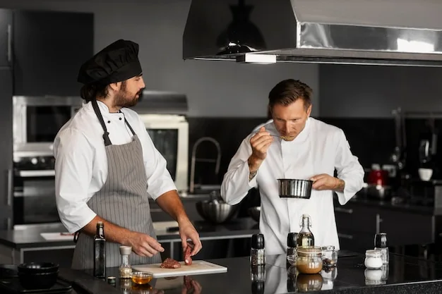 Restaurants en cafés – keukenteam werkt samen aan ieder gerecht