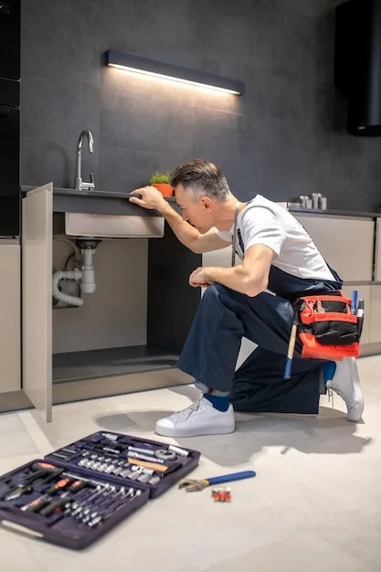 Rioolservices – inspectie onder de gootsteen