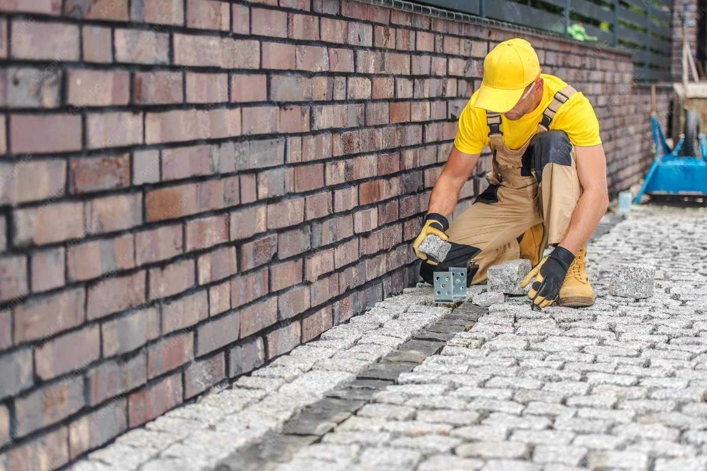 Welke informatie hoort op de website van een stratenmaker?