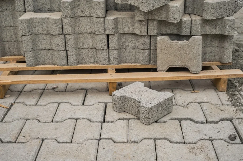 Stratenmakers – bestratingsmaterialen op de projectlocatie