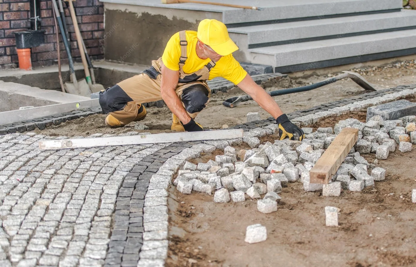 Stratenmakers – vakwerk met natuurstenen bestrating