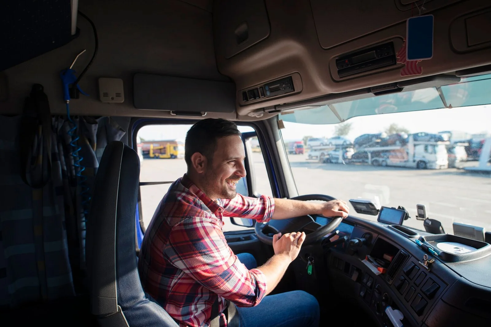 Transport en logistiek – professionele vrachtwagenchauffeur