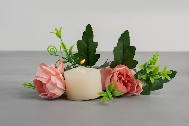 Uitvaartverzorgers – bloemen en kaars voor een warm afscheid