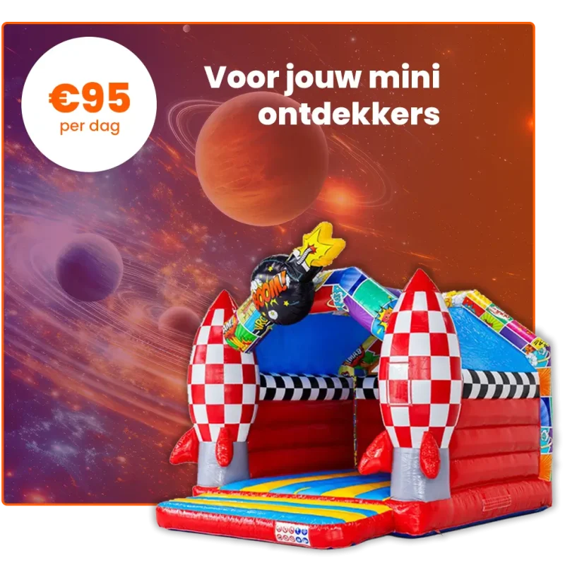 Stoer Springkussens: boekingssite verhuur, gemaakt door Project Direct