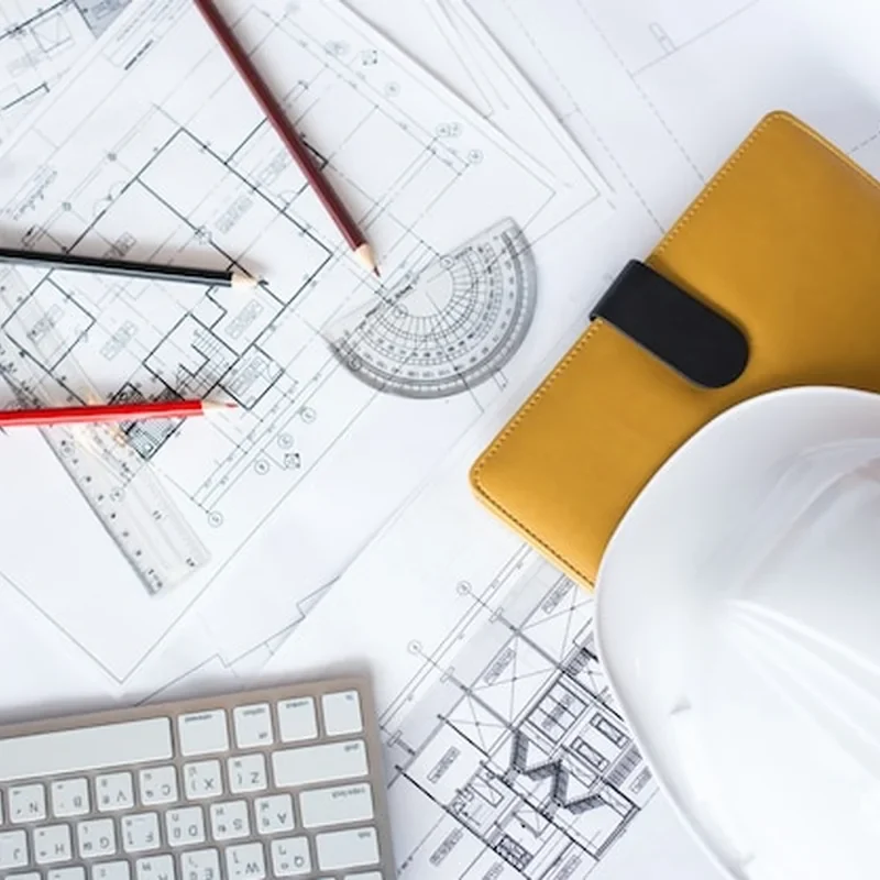 Architecten en ingenieursbureaus – uitgelichte afbeelding bouwtekeningen en ontwerp
