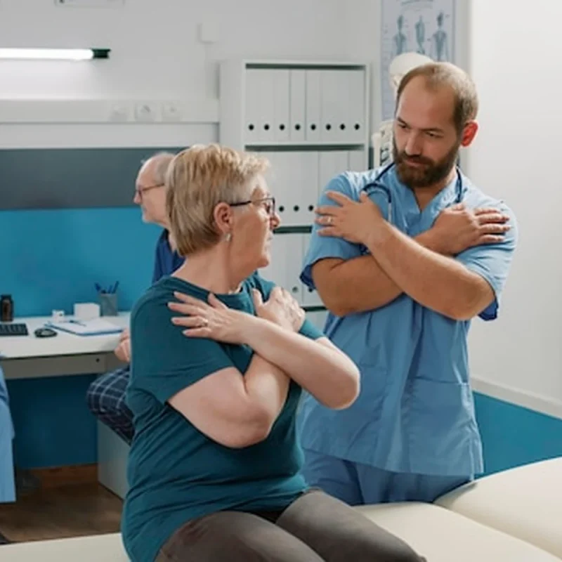 Fysiotherapie – uitgelichte afbeelding persoonlijke rugmobilisatie