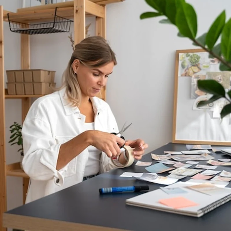Interieurstylisten – moodboard met kleuren en materialen samenstellen